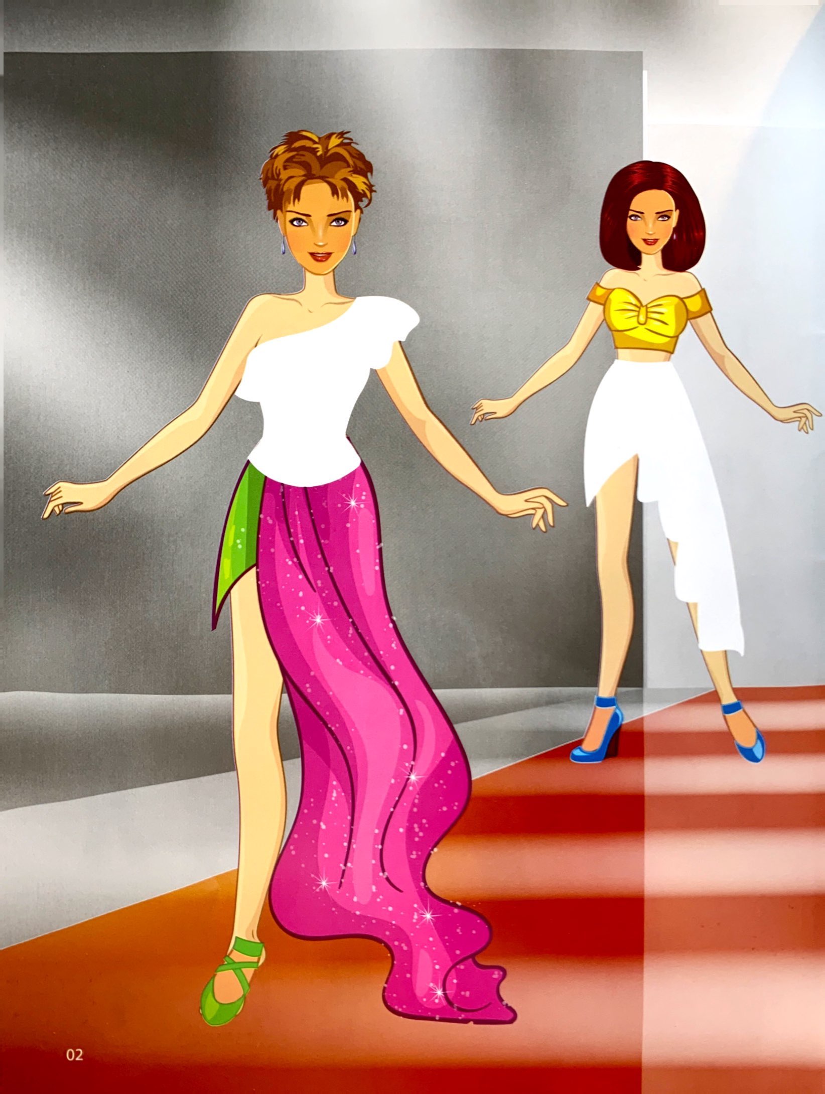 bộ sticker fashion - dán hình thời trang - tập 1 - Ảnh 3