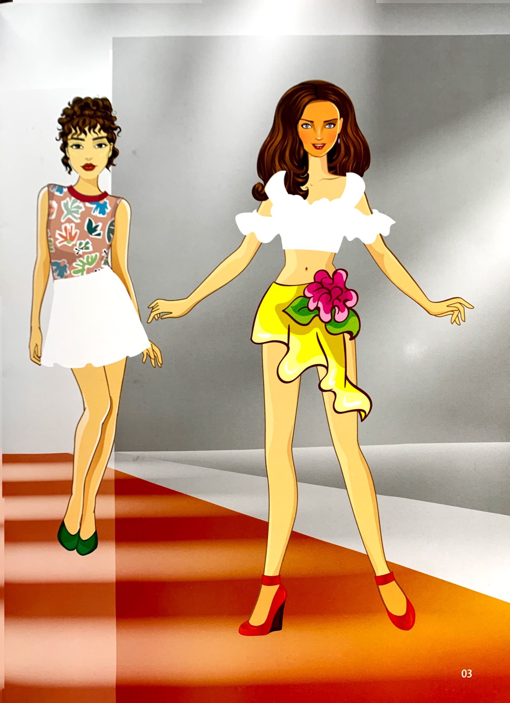 bộ sticker fashion - dán hình thời trang - tập 1 - Ảnh 4