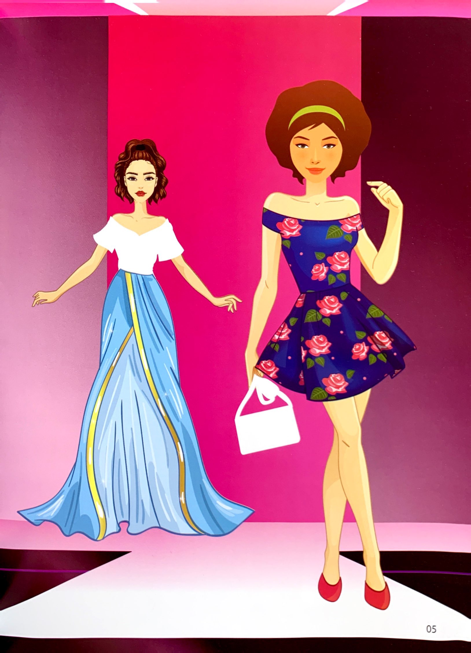 bộ sticker fashion - dán hình thời trang - tập 1 - Ảnh 6