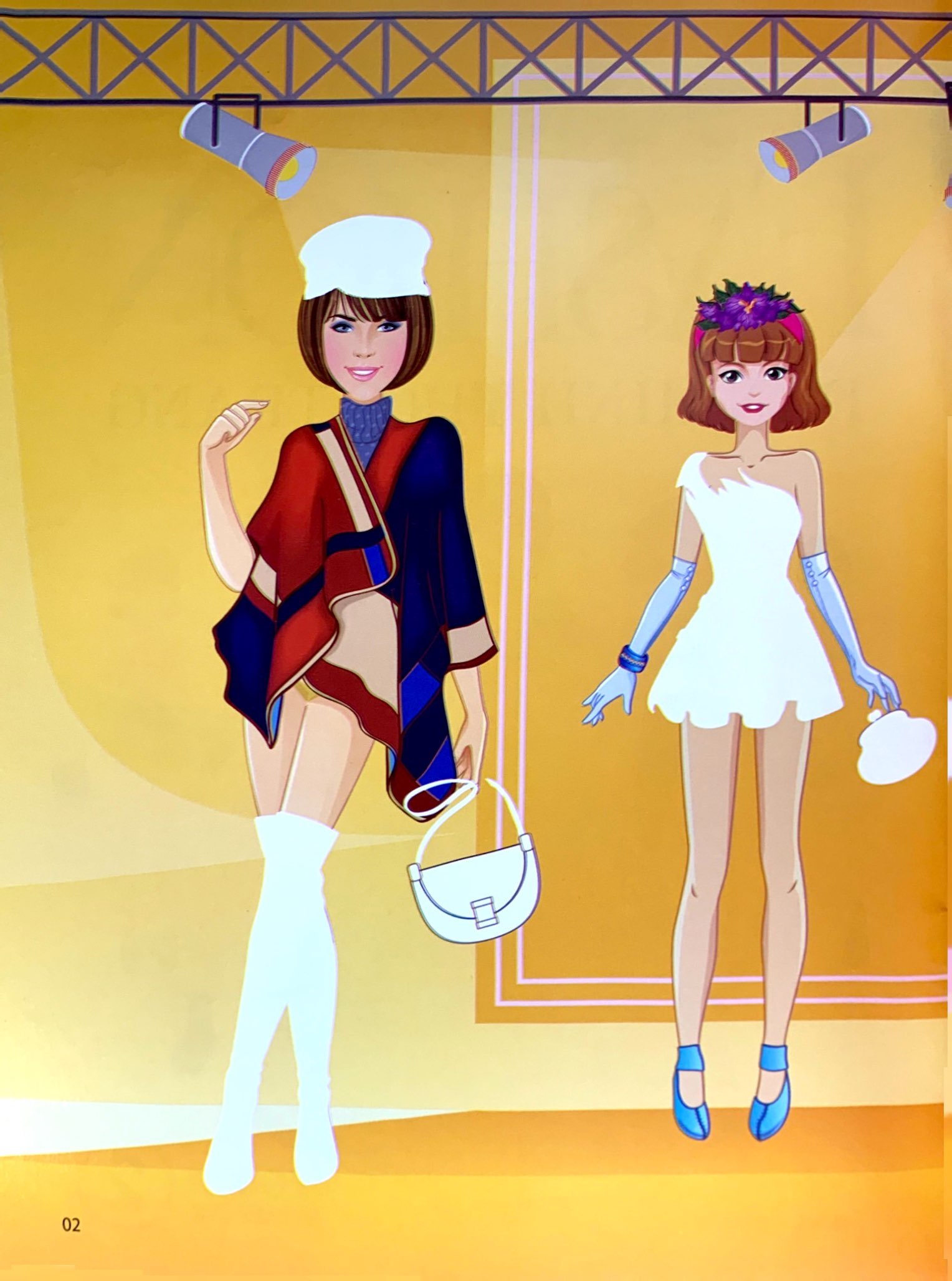 bộ sticker fashion - dán hình thời trang - tập 2 - Ảnh 3