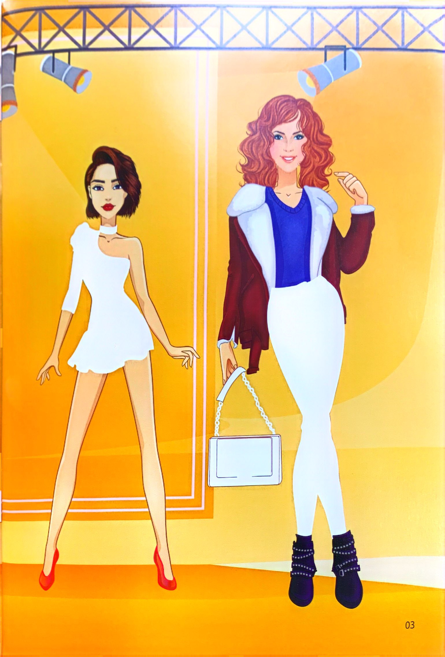 bộ sticker fashion - dán hình thời trang - tập 2 - Ảnh 4