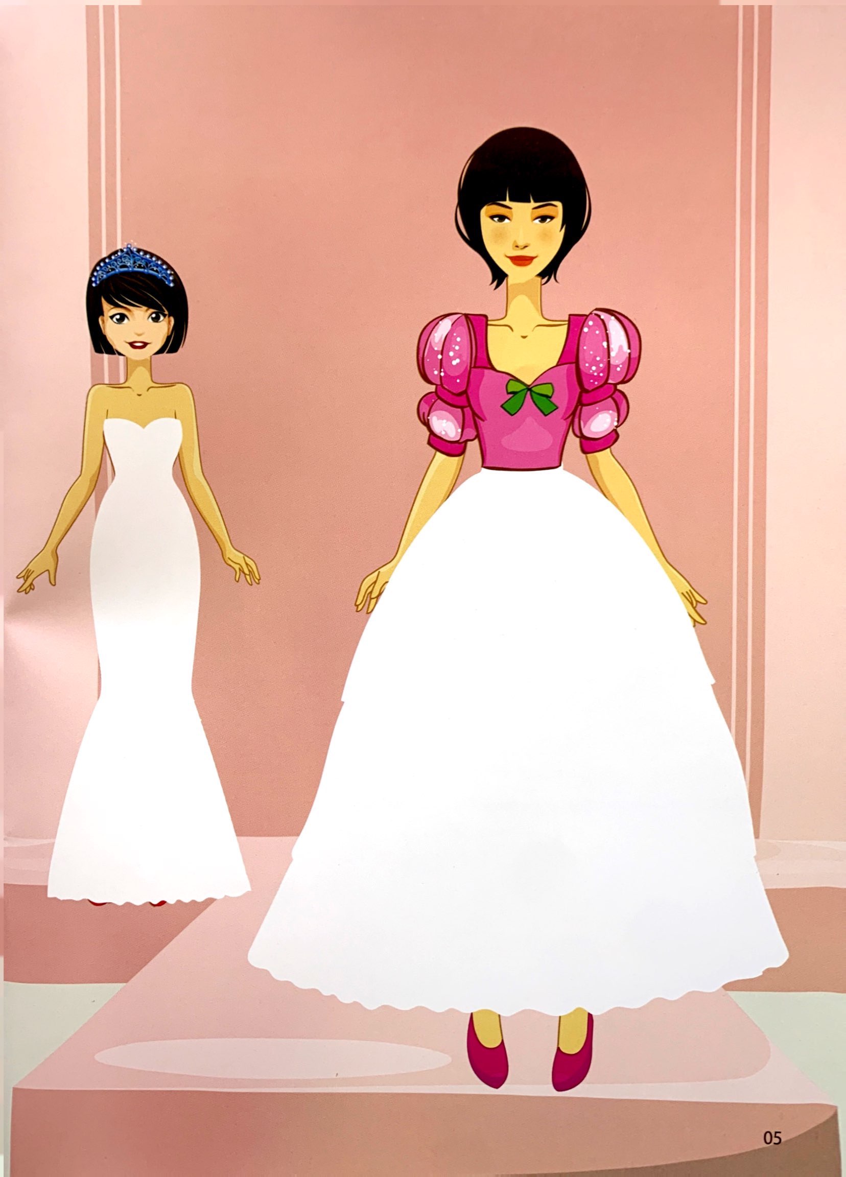 bộ sticker fashion - dán hình thời trang - tập 2 - Ảnh 6