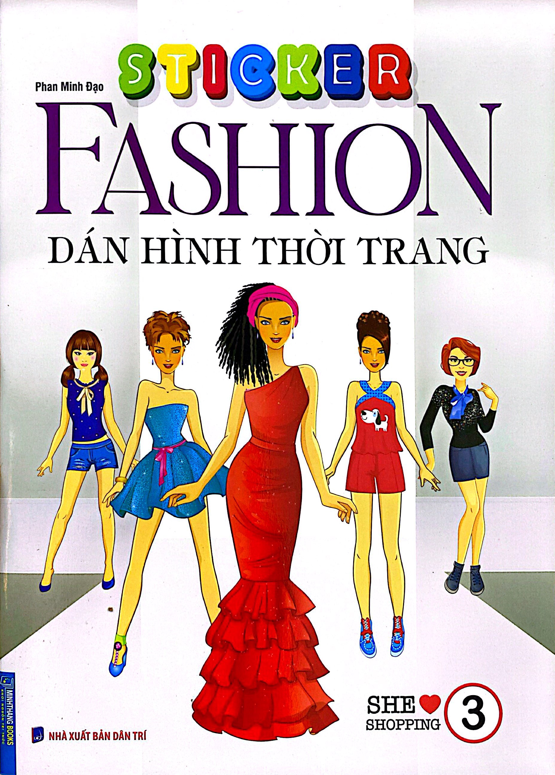 bộ sticker fashion - dán hình thời trang - tập 3 - Ảnh 2