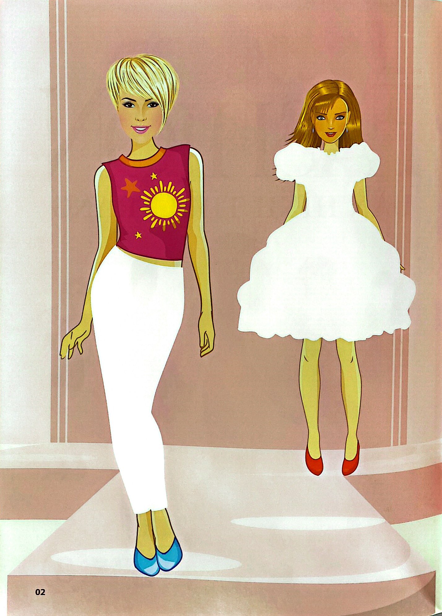 bộ sticker fashion - dán hình thời trang - tập 3 - Ảnh 3