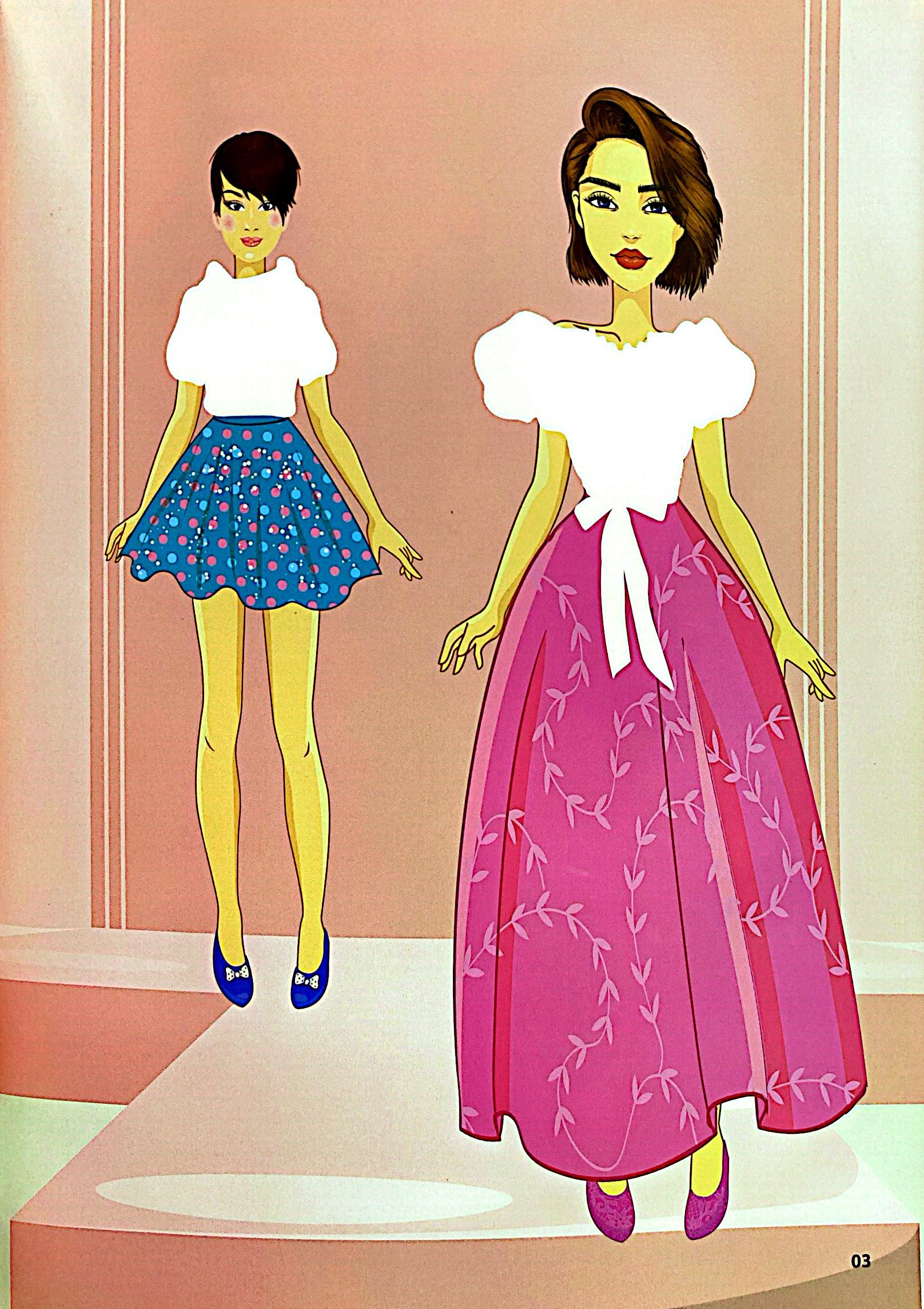 bộ sticker fashion - dán hình thời trang - tập 3 - Ảnh 4