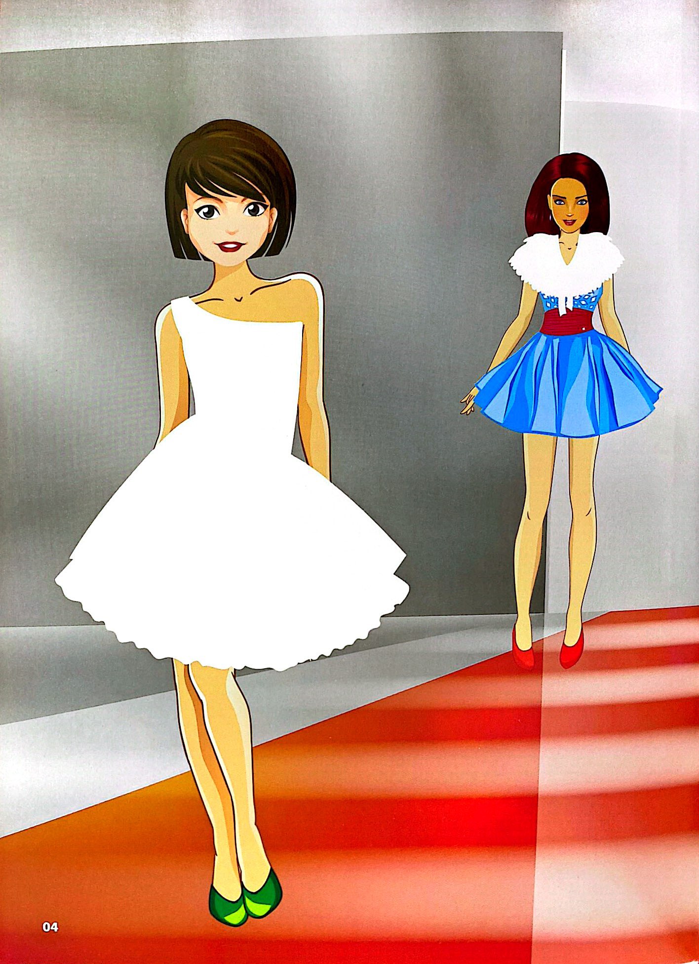 bộ sticker fashion - dán hình thời trang - tập 3 - Ảnh 5