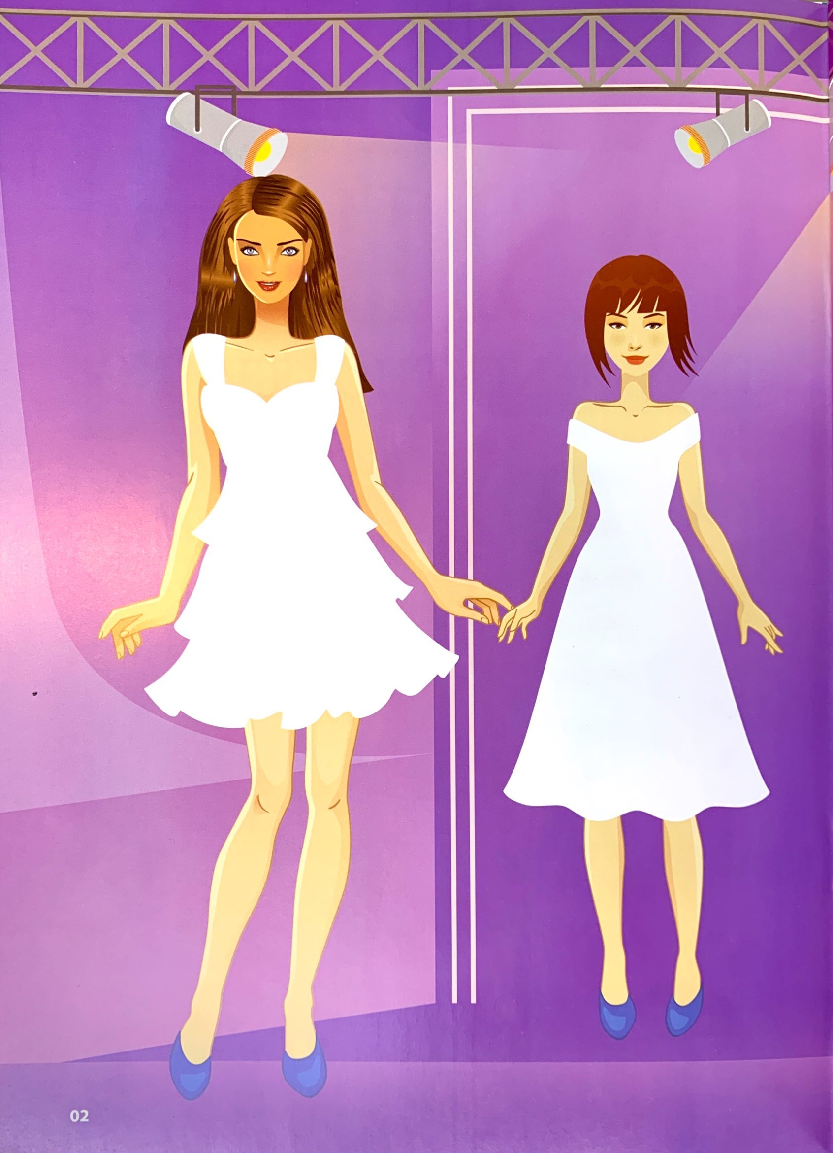 bộ sticker fashion - dán hình thời trang - tập 4 - Ảnh 3