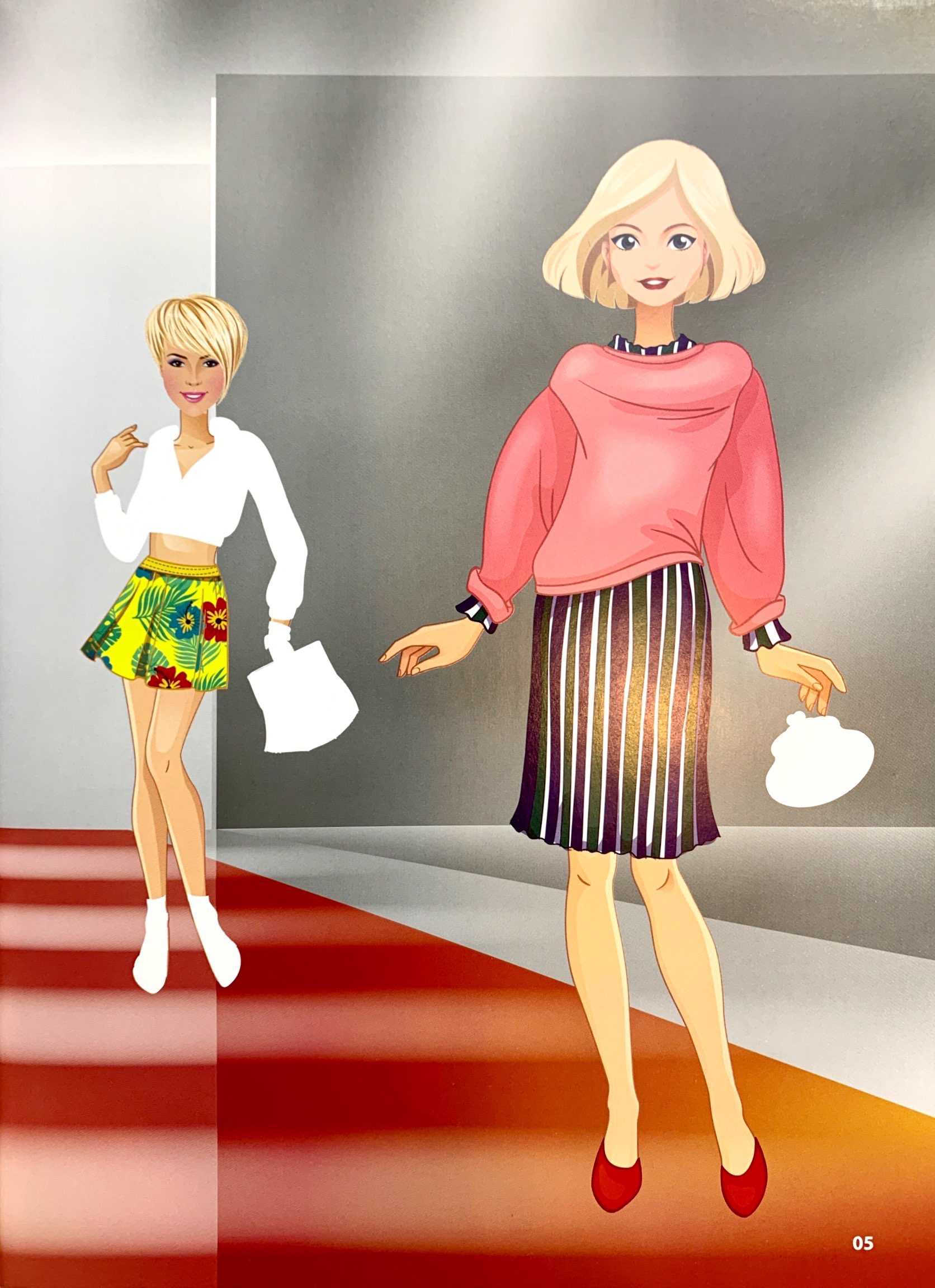 bộ sticker fashion - dán hình thời trang - tập 4 - Ảnh 6