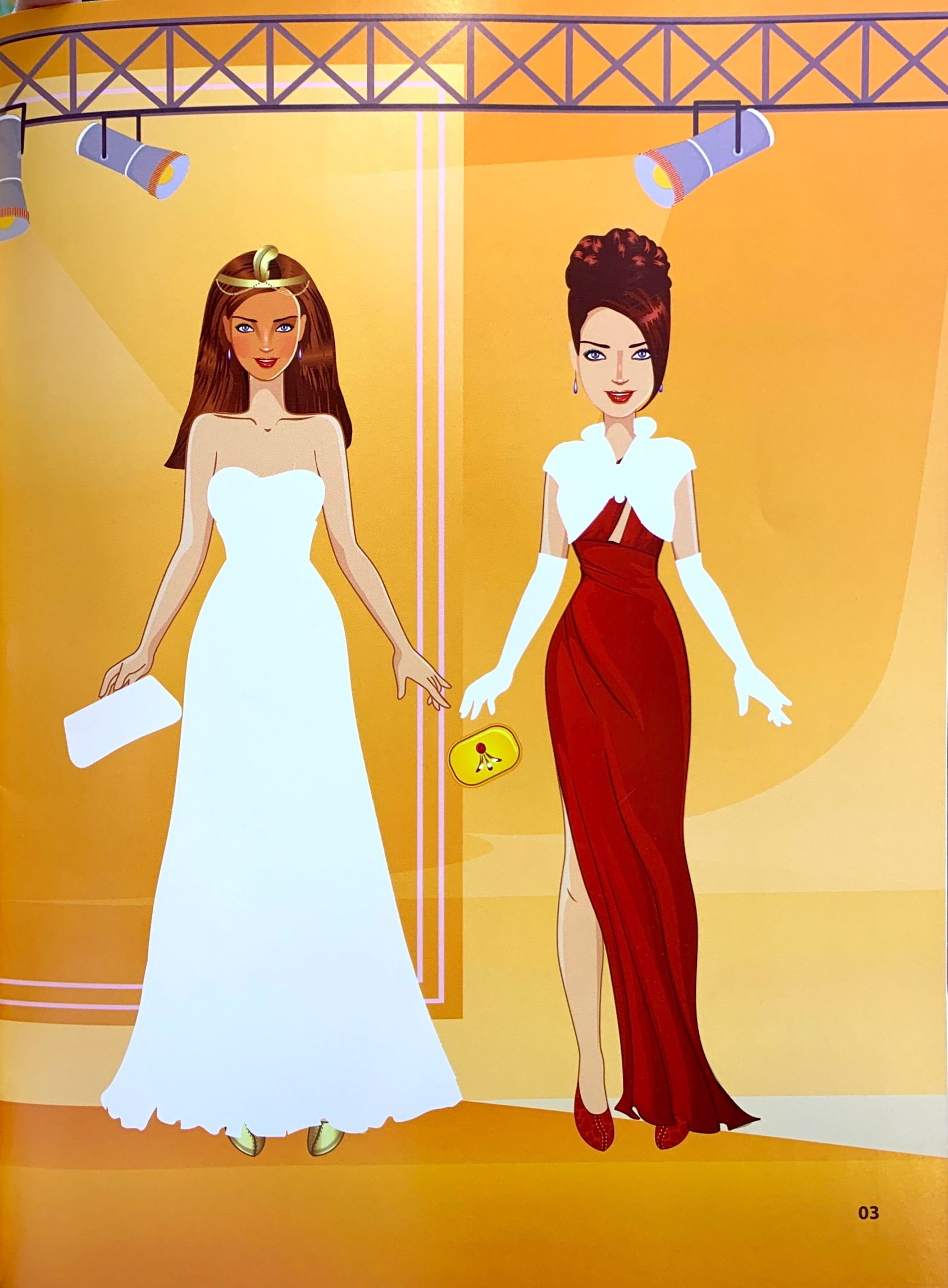 bộ sticker fashion - dán hình thời trang - tập 5 - Ảnh 4