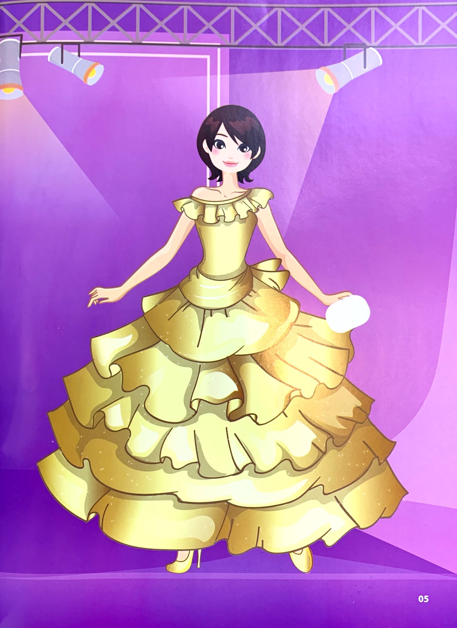 bộ sticker fashion - dán hình thời trang - tập 5 - Ảnh 6