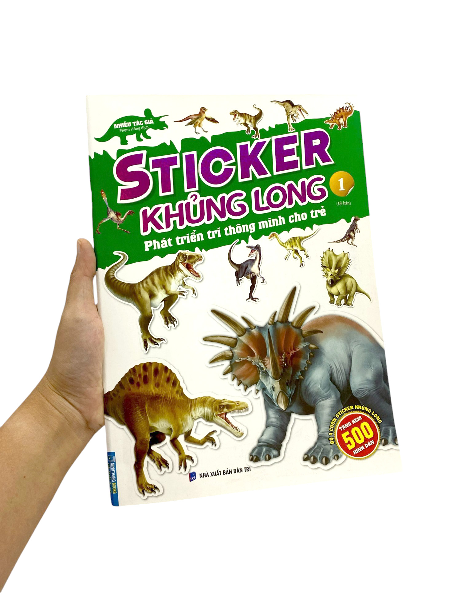 bộ sticker khủng long - phát triển trí thông minh cho trẻ - tập 1 (tái bản 2024) - Ảnh 7