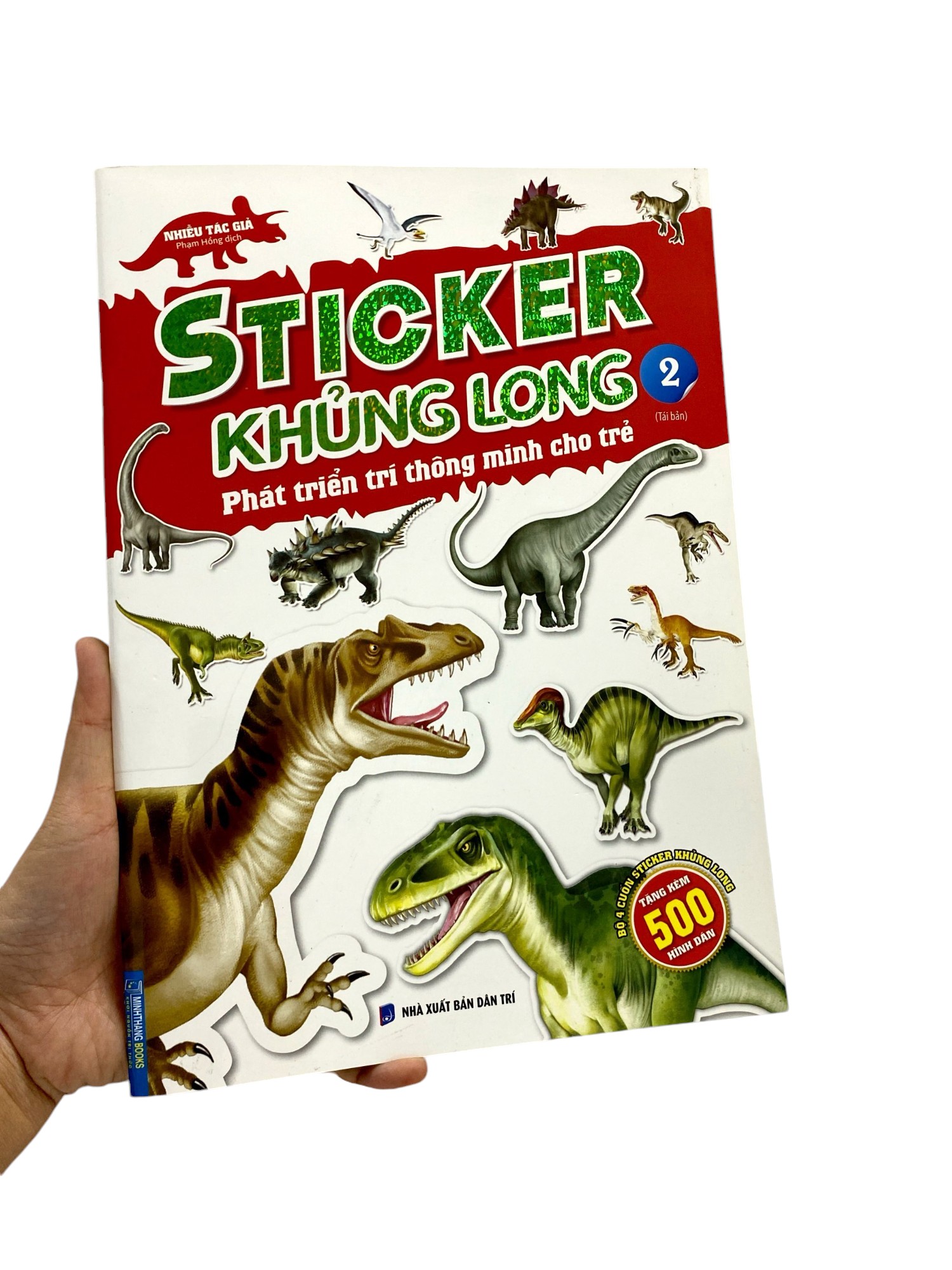 bộ sticker khủng long - phát triển trí thông minh cho trẻ - tập 2 (tái bản 2024) - Ảnh 7