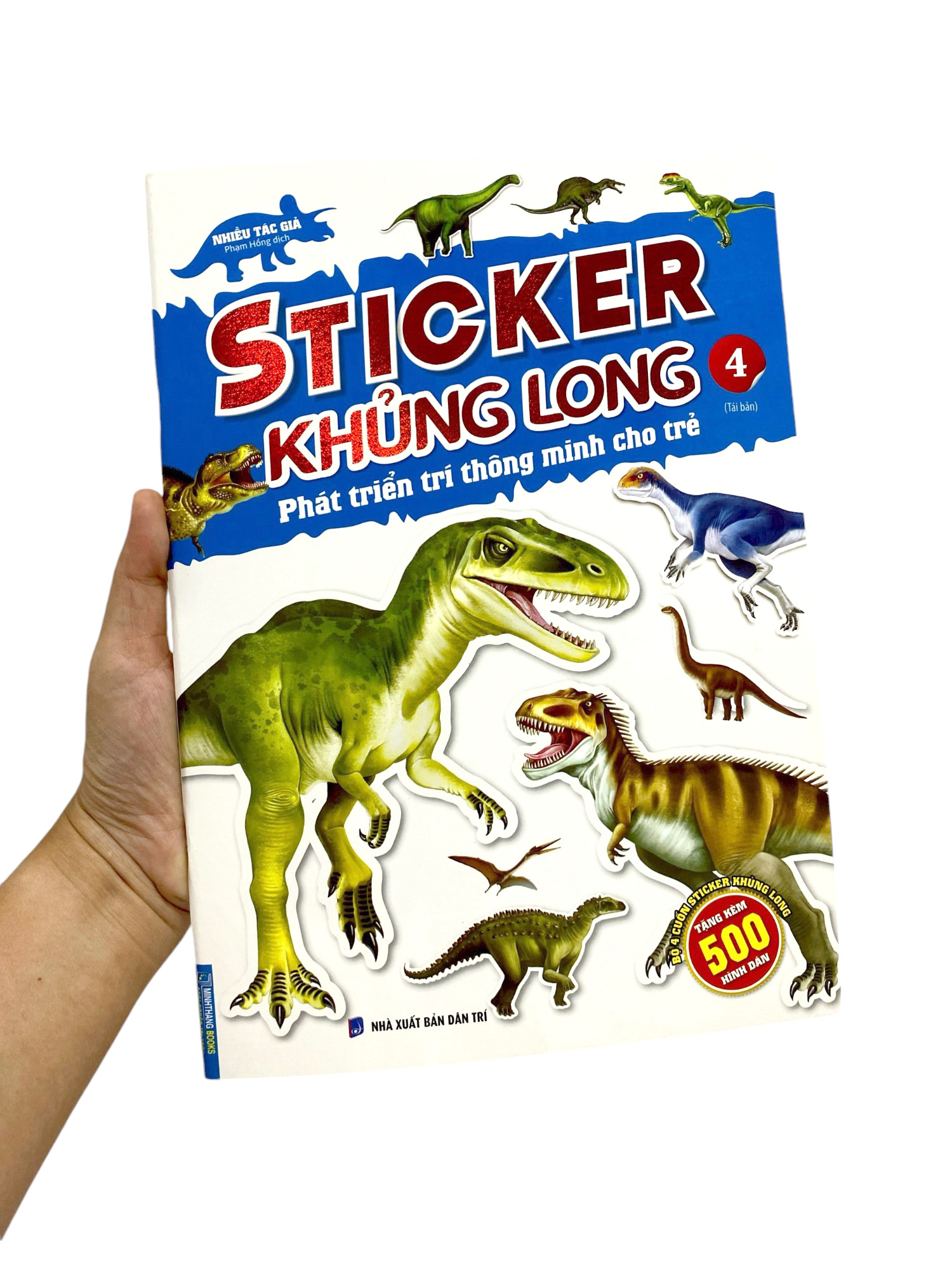 bộ sticker khủng long - phát triển trí thông minh cho trẻ - tập 4 (tái bản 2024) - Ảnh 7