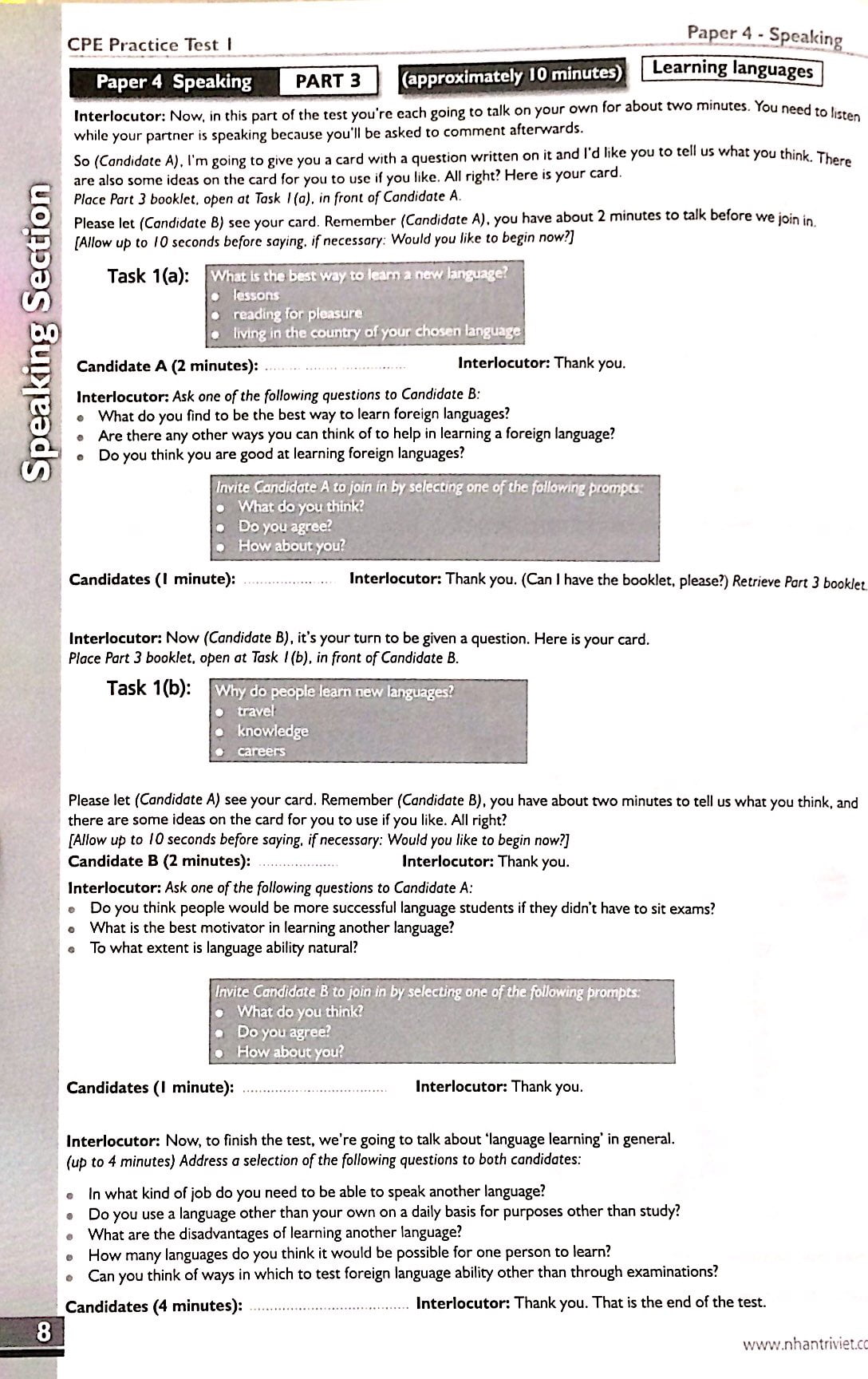 bộ succeed in cambridge english - proficiency (cpe) - 8 practice tests (+cd) - Ảnh 6