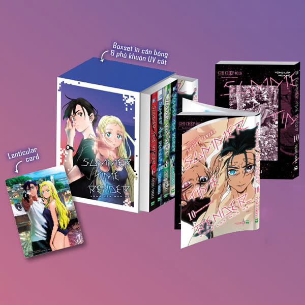 Bộ Summer Time Render - Vòng Lặp Mùa Hè - Tập 10 - Made In Black - Bản Đặc Biệt - Tặng Kèm Boxset + Lenti Card