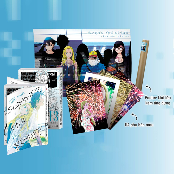 Bộ Summer Time Render - Vòng Lặp Mùa Hè - Tập 13 - "Tớ Về Rồi." - Bản Đặc Biệt - Tặng Kèm 4 Trang Phụ Bản Màu + 1 Poster