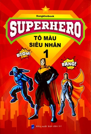 bộ superhero - tô màu siêu nhân 1 - Ảnh 2