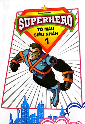 bộ superhero - tô màu siêu nhân 1 - Ảnh 3