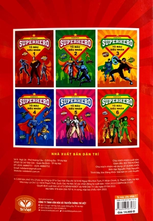 bộ superhero - tô màu siêu nhân 1 - Ảnh 6