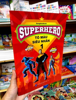 bộ superhero - tô màu siêu nhân 1 - Ảnh 7