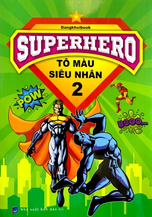 bộ superhero - tô màu siêu nhân 2 - Ảnh 2