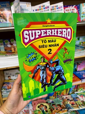 bộ superhero - tô màu siêu nhân 2 - Ảnh 8