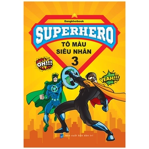 bộ superhero - tô màu siêu nhân 3