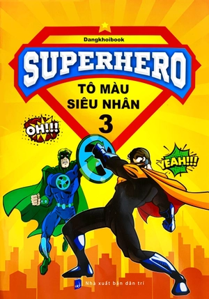 bộ superhero - tô màu siêu nhân 3 - Ảnh 2