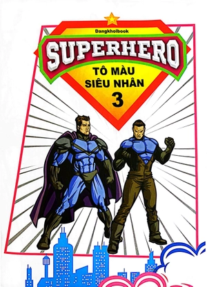 bộ superhero - tô màu siêu nhân 3 - Ảnh 3
