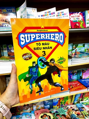 bộ superhero - tô màu siêu nhân 3 - Ảnh 7