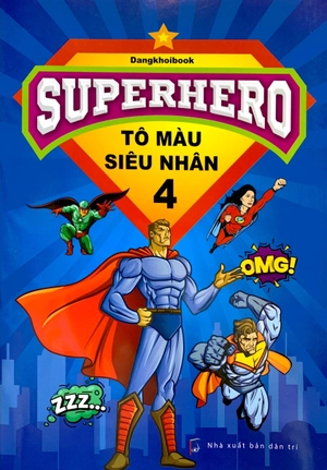 bộ superhero - tô màu siêu nhân 4 - Ảnh 2