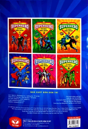 bộ superhero - tô màu siêu nhân 4 - Ảnh 6