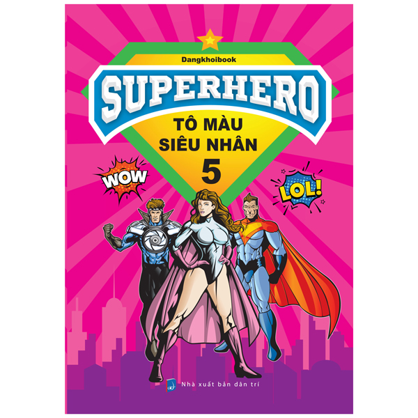bộ superhero - tô màu siêu nhân 5