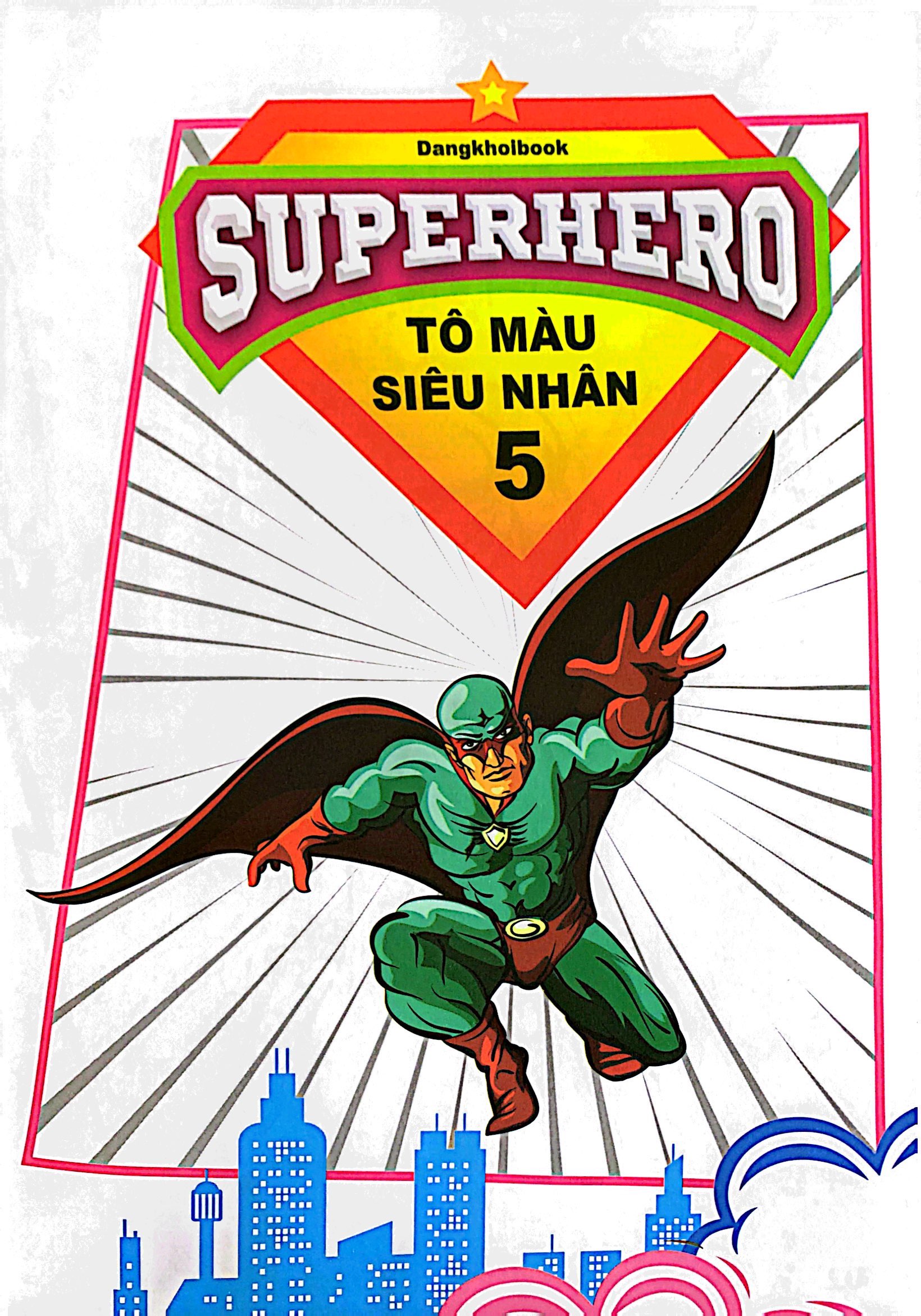 bộ superhero - tô màu siêu nhân 5 - Ảnh 3