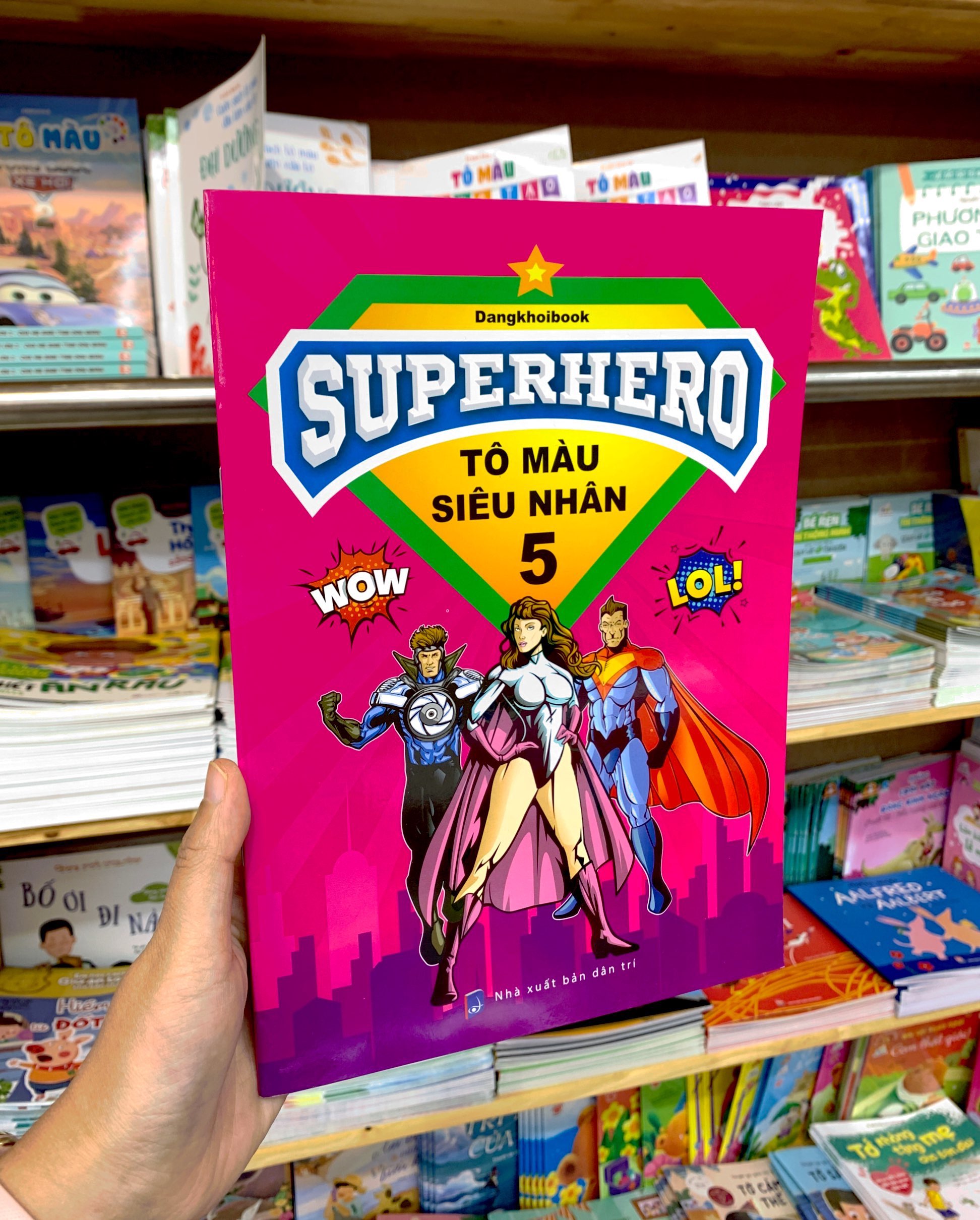 bộ superhero - tô màu siêu nhân 5 - Ảnh 7