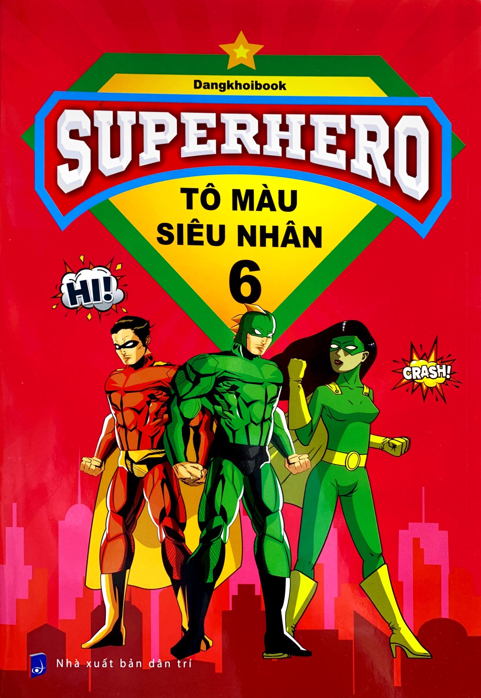 bộ superhero - tô màu siêu nhân 6 - Ảnh 2