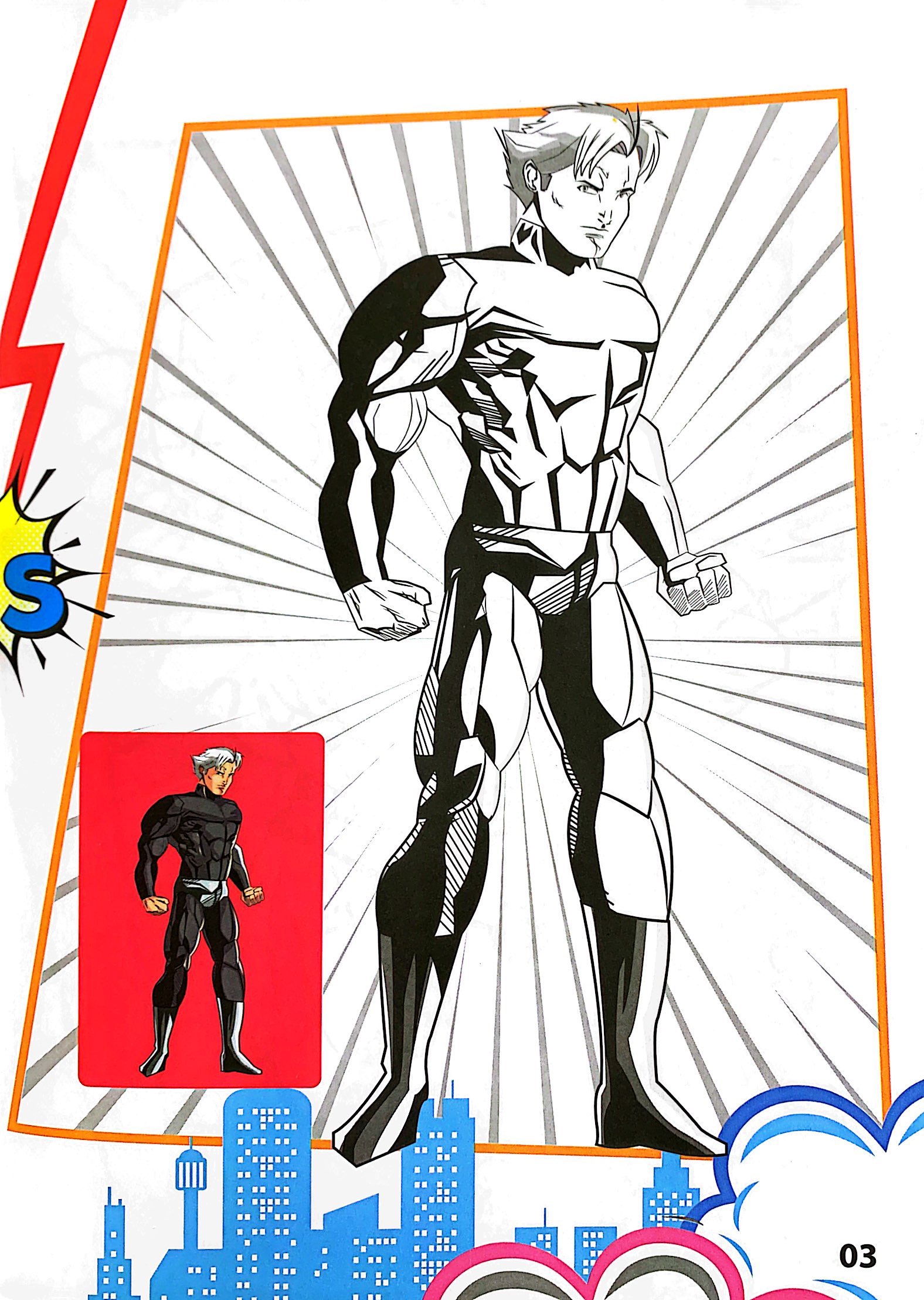 bộ superhero - tô màu siêu nhân 6 - Ảnh 5