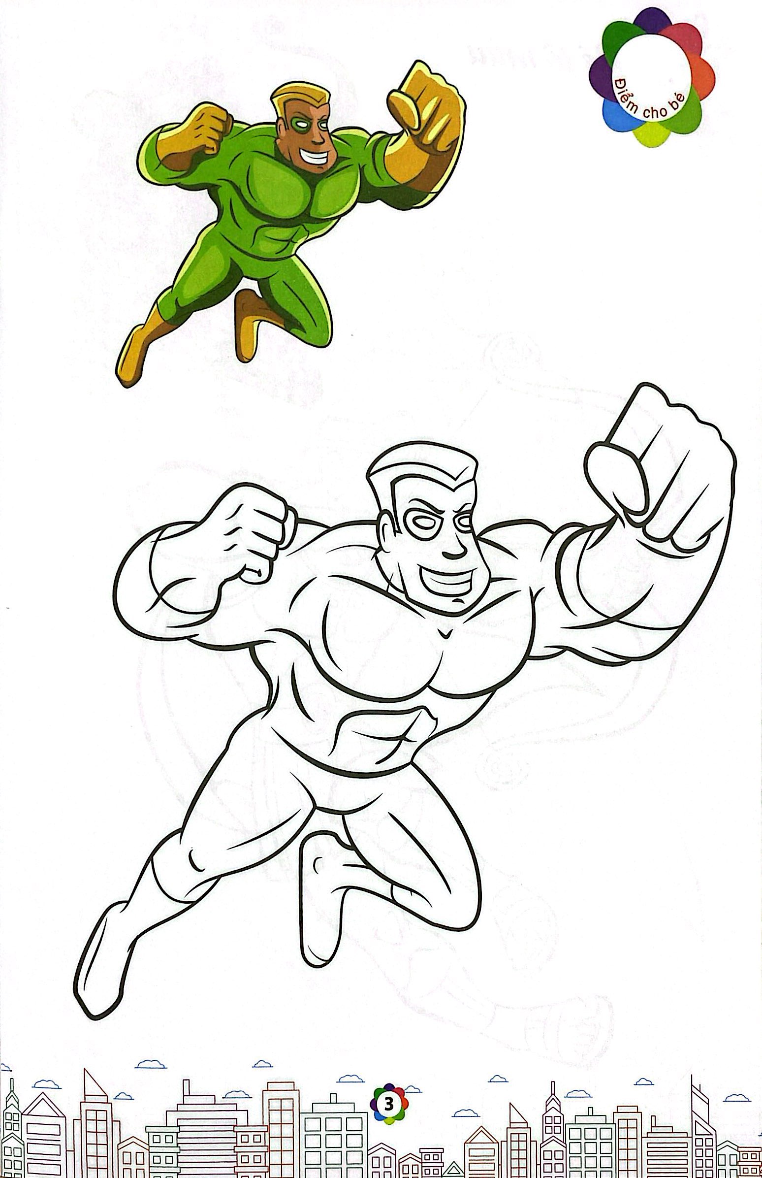 Bộ Superhero - Tô Màu Siêu Nhân - Tập 1 - Ảnh 4