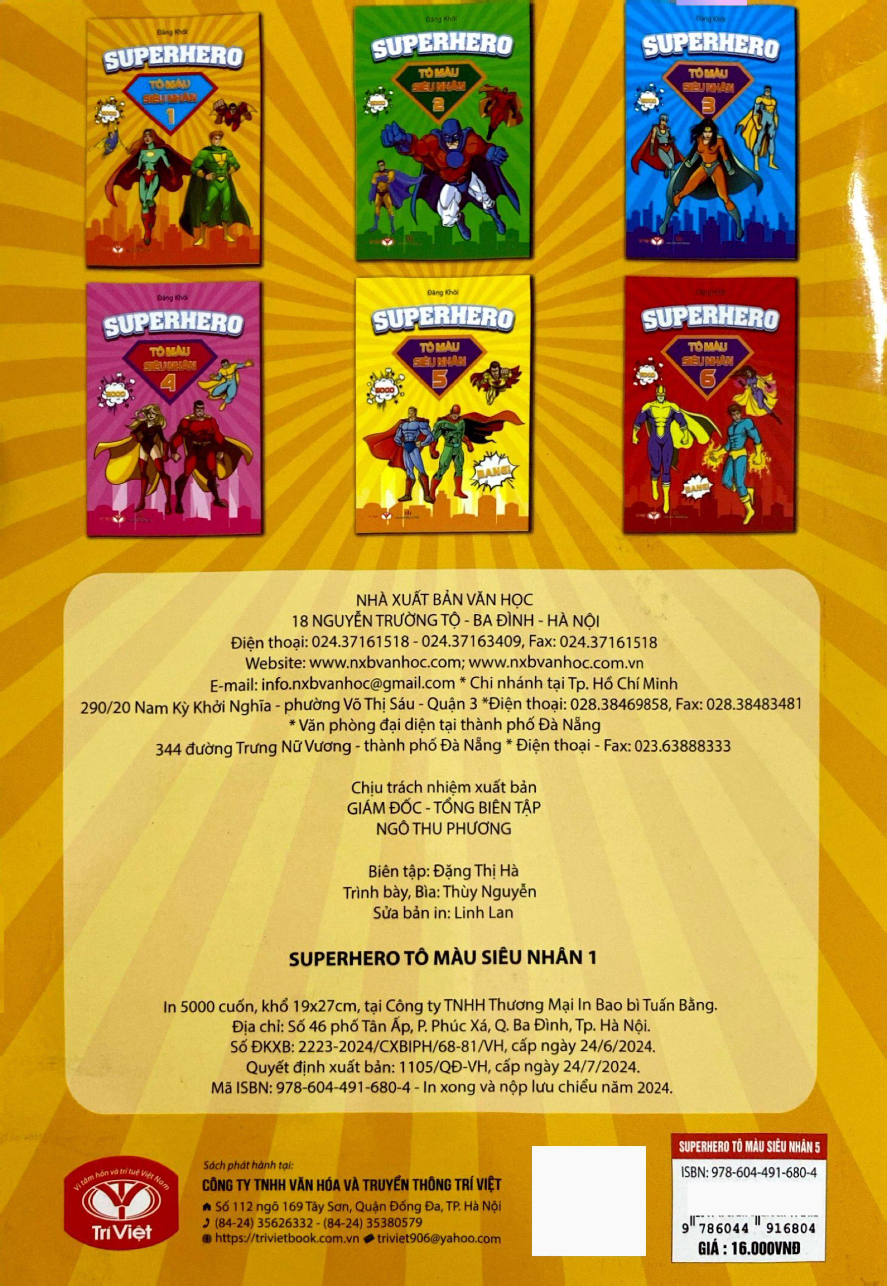 Bộ Superhero - Tô Màu Siêu Nhân - Tập 1 - Ảnh 6