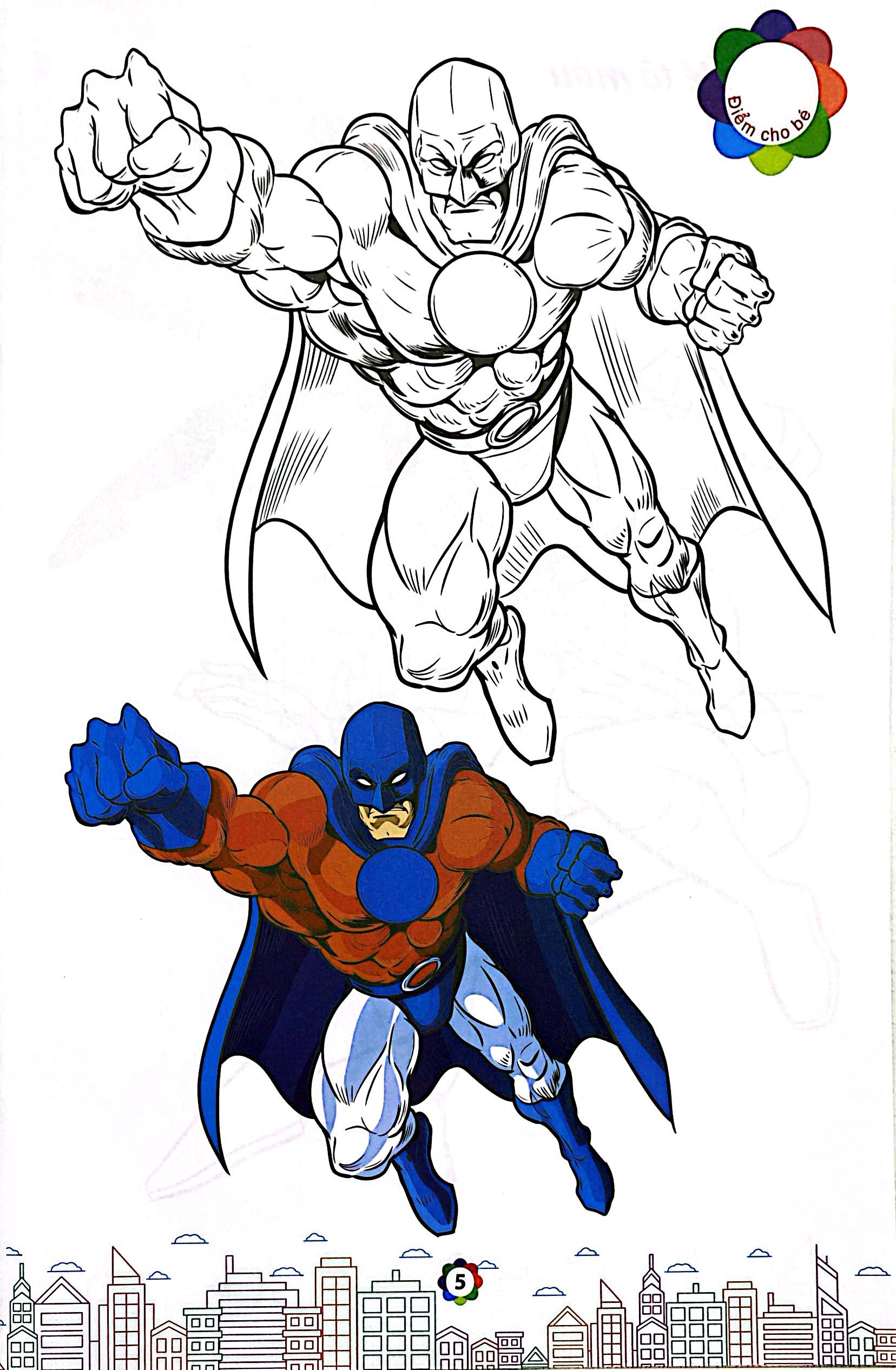 Bộ Superhero - Tô Màu Siêu Nhân - Tập 2 - Ảnh 6