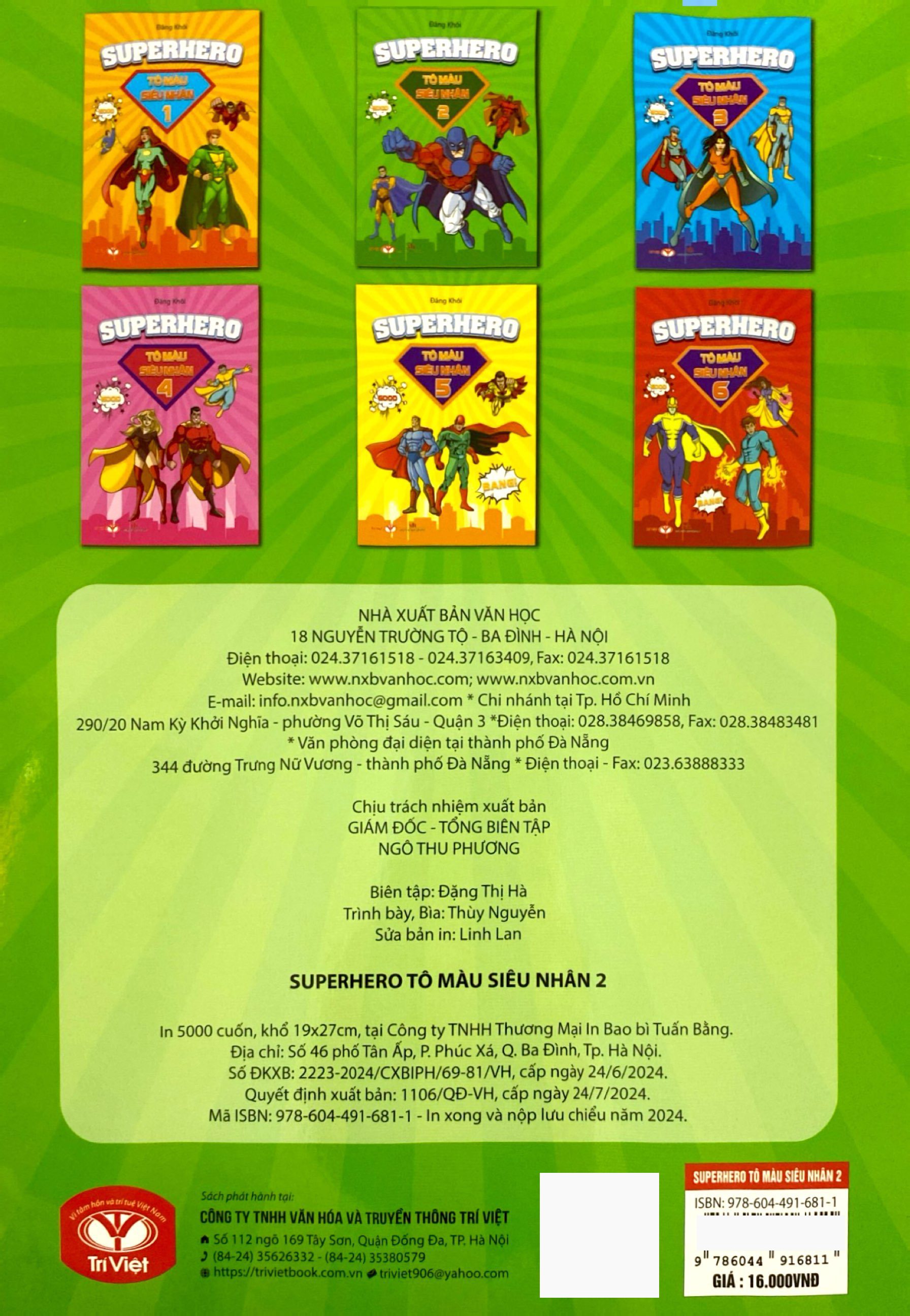 Bộ Superhero - Tô Màu Siêu Nhân - Tập 2 - Ảnh 7