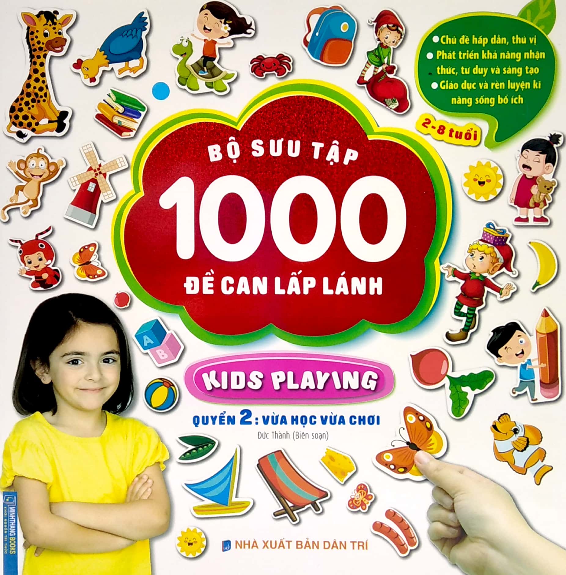 bộ sưu tập 1000 đề can lấp lánh - quyển 2: vừa học vừa chơi - Ảnh 2
