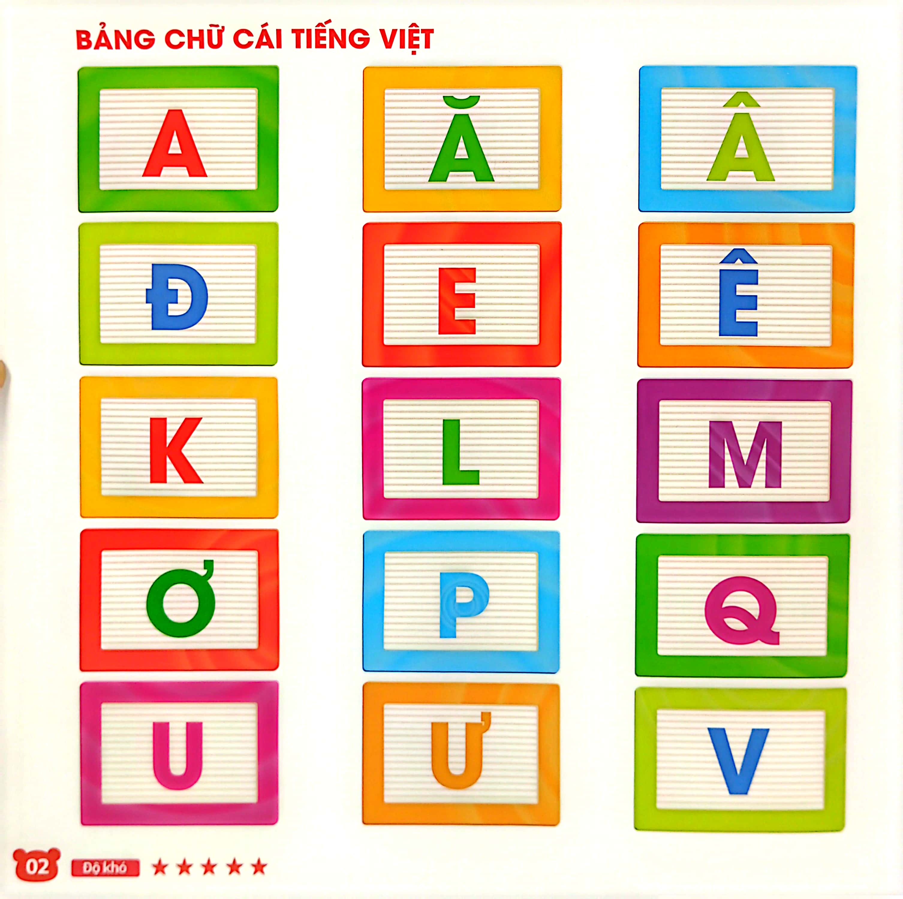 bộ sưu tập 200 sticker - bảng chữ cái tiếng việt (tái bản 2022) - Ảnh 3