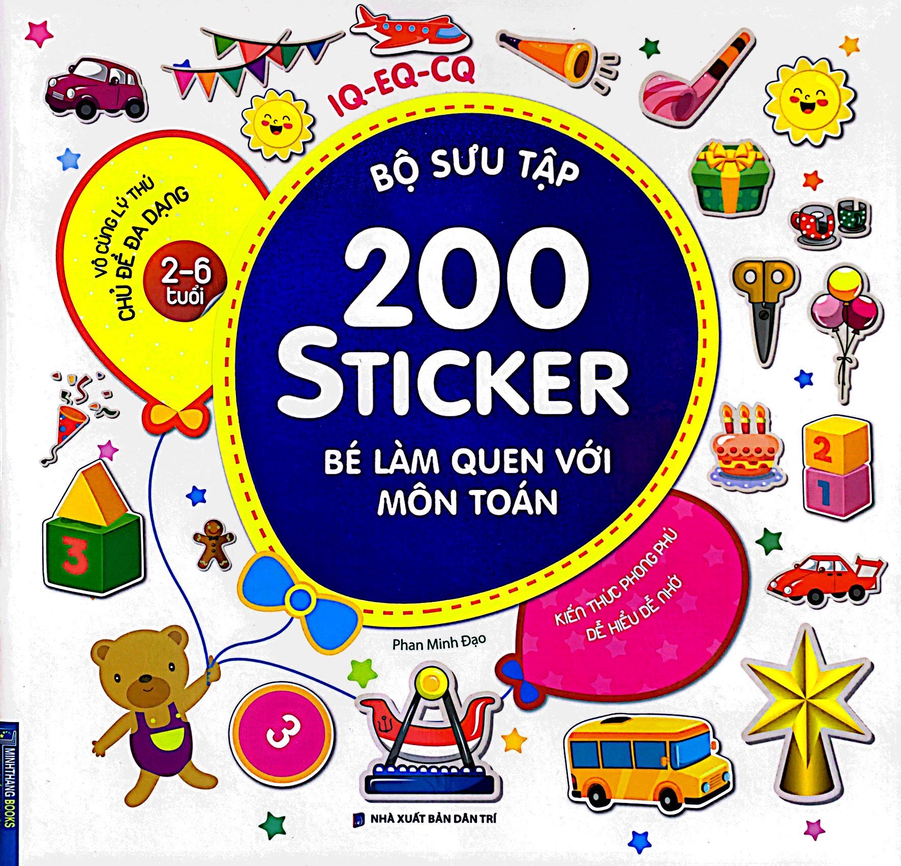 bộ sưu tập 200 sticker - bé làm quen với môn toán (tái bản 2022) - Ảnh 2
