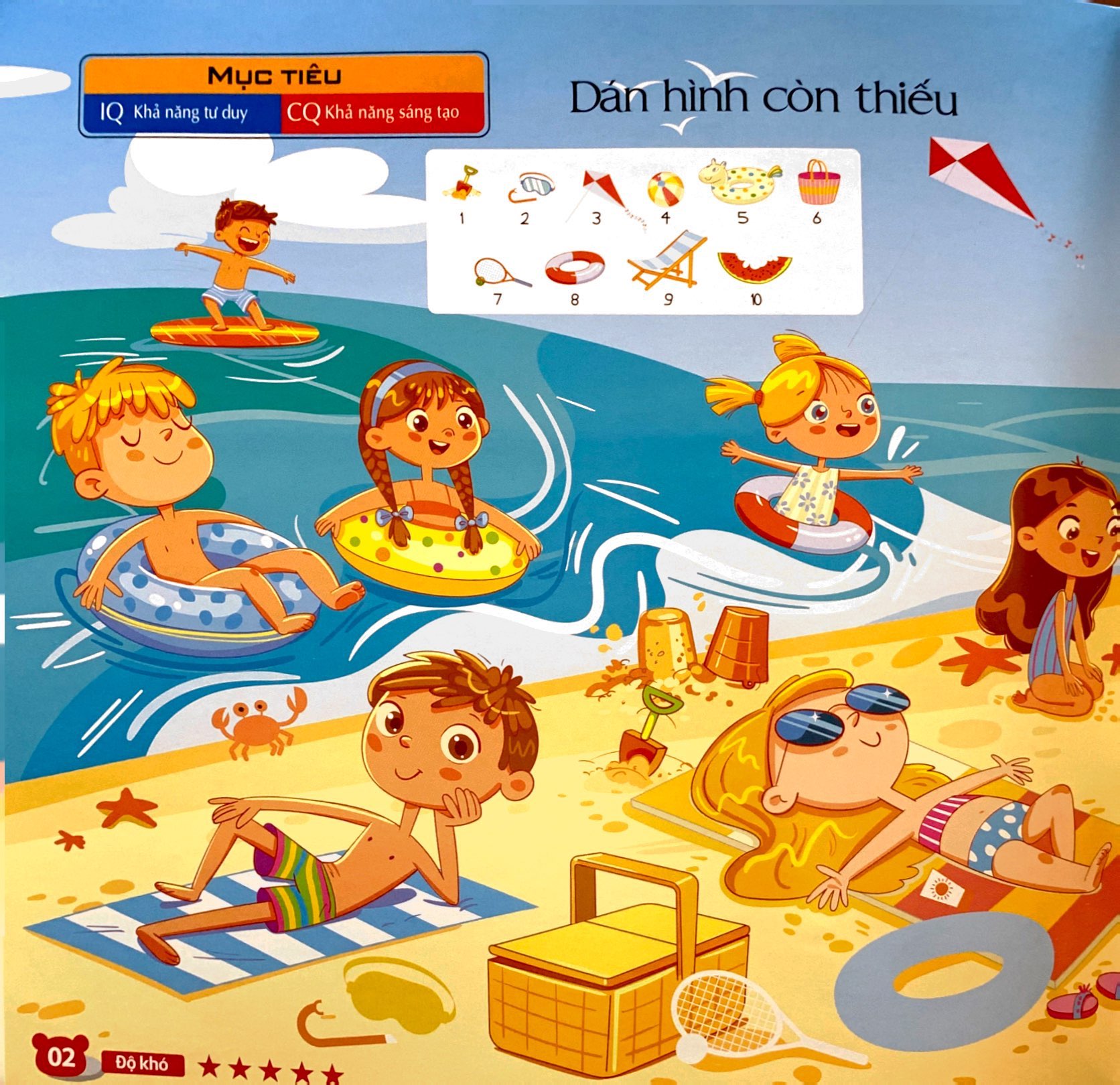 bộ sưu tập 200 sticker - bé làm quen với môn toán (tái bản 2022) - Ảnh 5