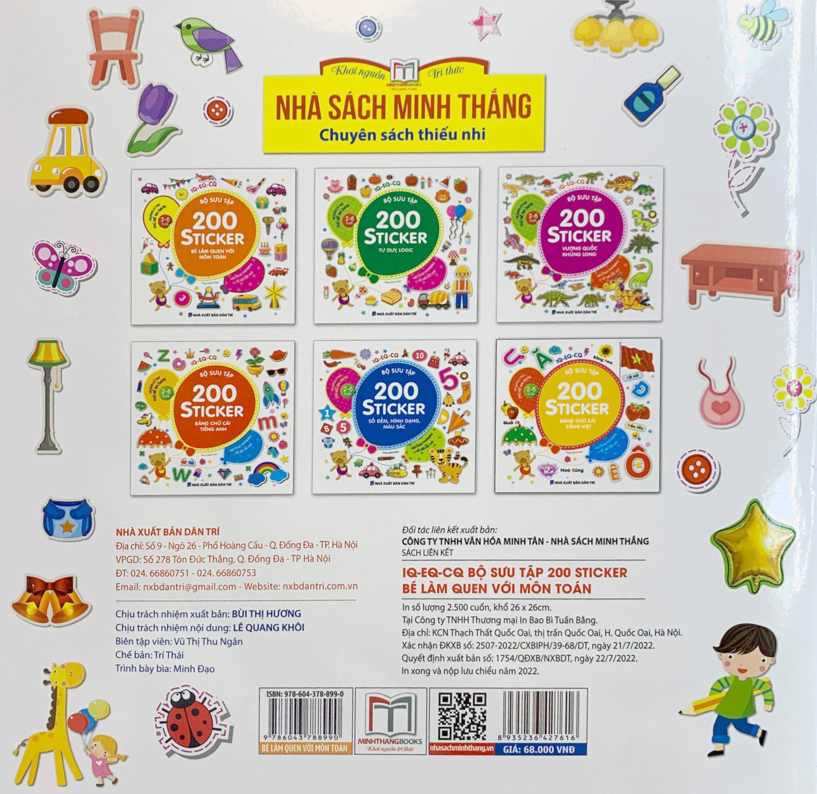 bộ sưu tập 200 sticker - bé làm quen với môn toán (tái bản 2022) - Ảnh 7