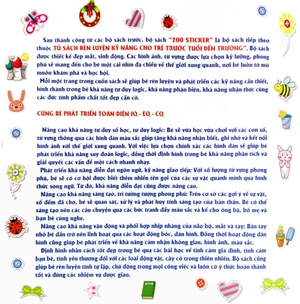 bộ sưu tập 200 sticker - số đếm, hình dạng , màu sắc (tái bản 2022) - Ảnh 3