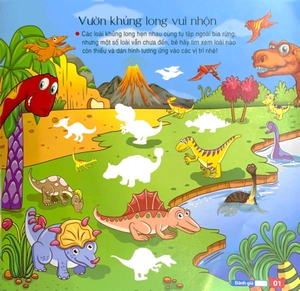 bộ sưu tập 200 sticker - vương quốc khủng long (tái bản 2022) - Ảnh 4