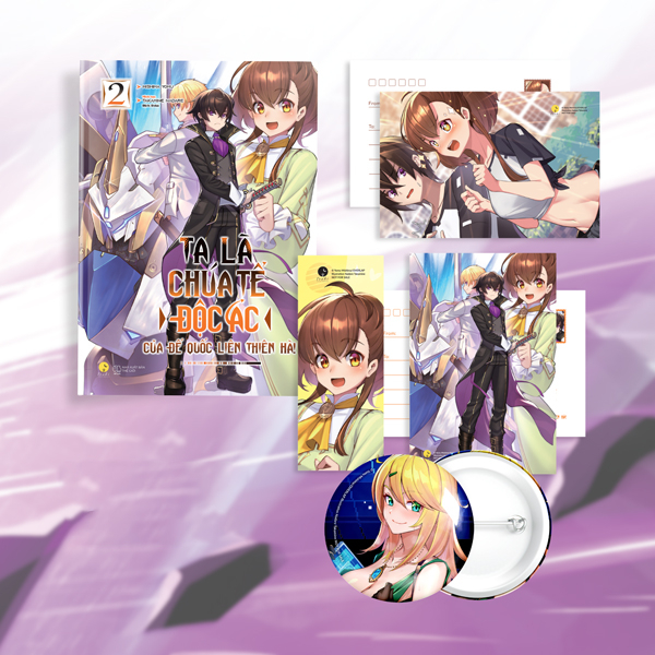Bộ
						
										
										Ta Là Chúa Tể Độc Ác Của Đế Quốc Liên Thiên Hà - Tập 2 - Bản Đặc Biệt - Tặng Kèm 1 Bookmark Bồi Cứng + 2 Postcard Bồi Cứng + 1 Huy Hiệu Phủ Nhũ
