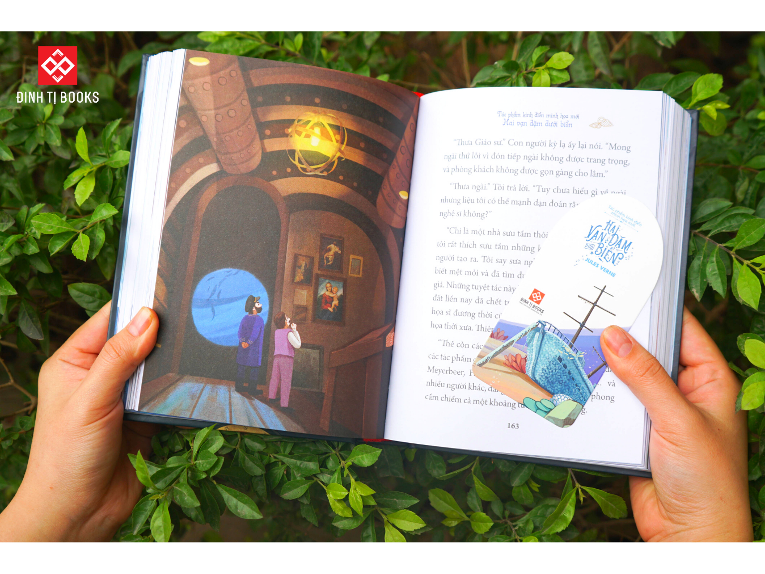 bộ tác phẩm kinh điển minh họa mới - hai vạn dặm dưới biển (bộ 2 cuốn) - Ảnh 3